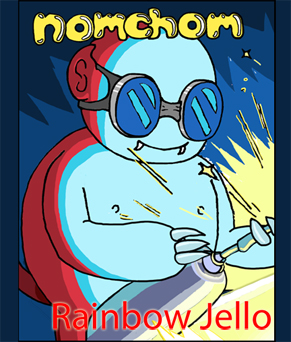 Rainbow Jello - nomchom comic cover