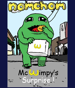 Mc Wimpy's Surprise - nomchom comic cover