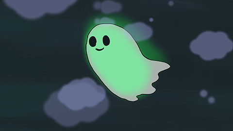 Happy Ghost's Halloween Visit